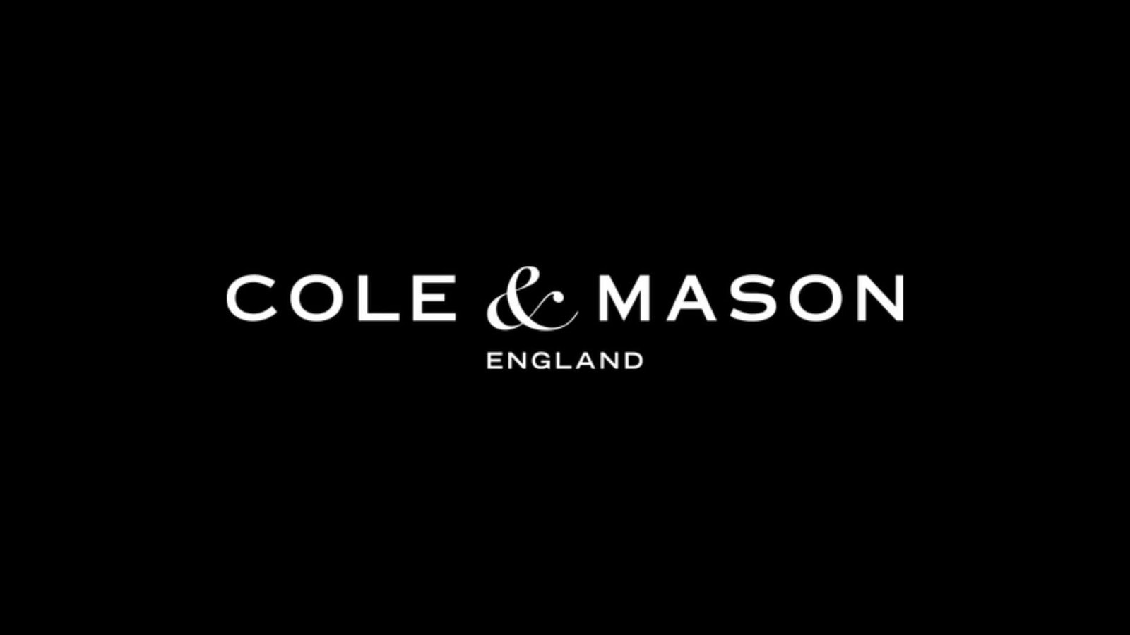 Cole & Mason: 20% Off Sitewide – Ends 8/9